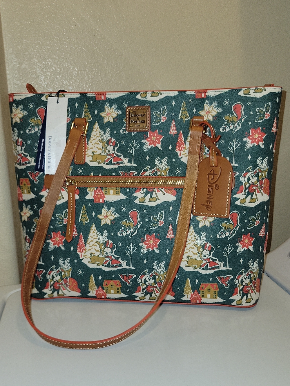 2022 Mickey and Minnie Mouse Dooney & Bourke Christmas Collection